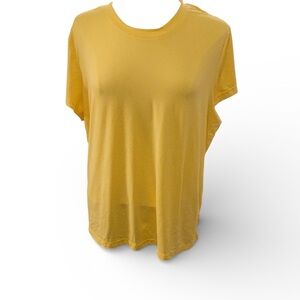 Yellow Women's Top Sz XL-excellent condition
